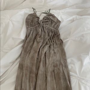 Beige Aritzia Maxi dress XS
